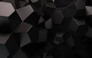 Hexagonal Black 3D