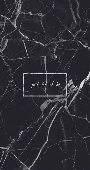 Just Let It Be Dark Aesthetic