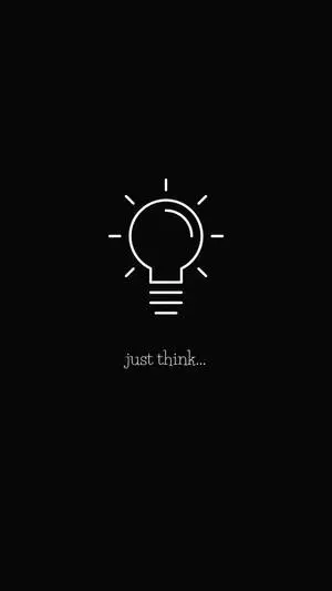 Just Think For Mind Phone Background