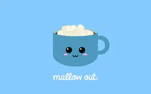 Take a stroll with a cute kawaii bear