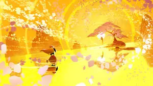 Kung Fu Panda Dragon Warrior With Beautiful Landscape