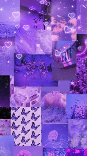 Dark College Lavender Pastel Purple Aesthetic Background