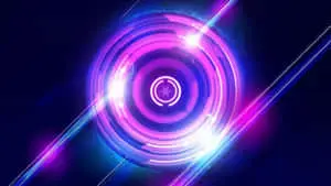Purple Aesthetic Circular Light Background