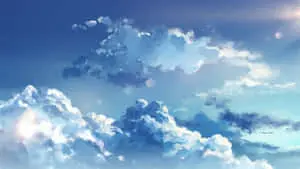 Light Blue Aesthetic Sky Laptop