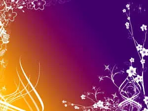 White Lilac Background On Ombre