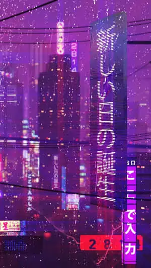 Live Aesthetic Tokyo City Vaporwave