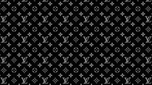 Blue Louis Vuitton Patterns Background