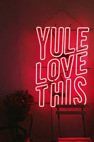 Love Neon Aesthetic Signage
