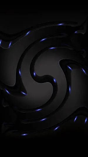 Magical Twirling Black 3D