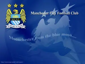 Manchester City FC Raising the Trophy
