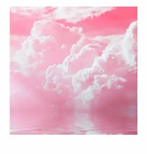 A sea of breathtaking pink clouds 