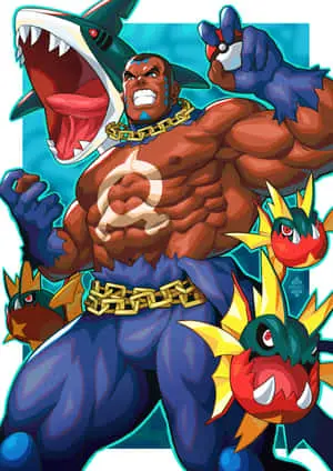 Matt With Sharpedo And Carvanha 