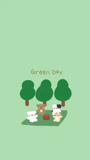 Mint Green Aesthetic Bears