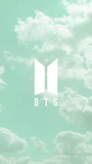 Mint Green Aesthetic BTS Logo