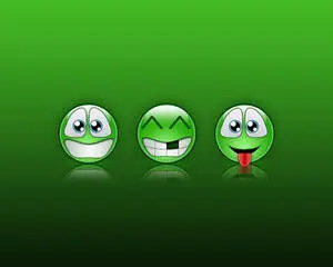 MSN Messenger Green emojis