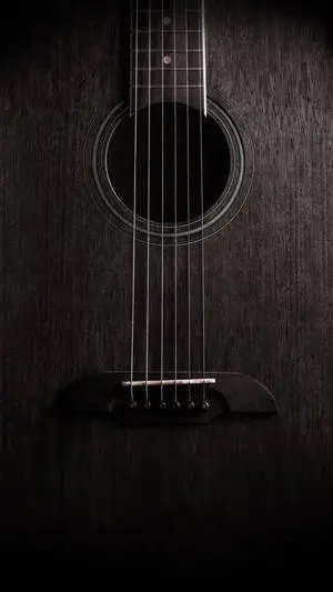 Music Phone Brown Guitar