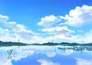 Non Copyrighted Blue Aesthetic Painting
