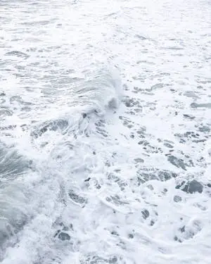 Calm Sea Along Shores of White