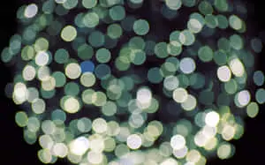 Olive Greenaesthetic Desktop Light Orbs