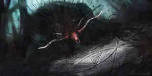 Ominous Creature In The Forest