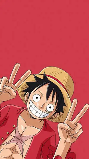 "Experiencing Peace with the Pirate King - Red Luffy Aesthetic"