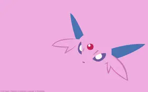 Pink Espeon Line Art