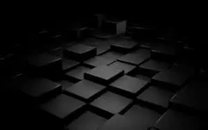 Plain Black Desktop Cubes