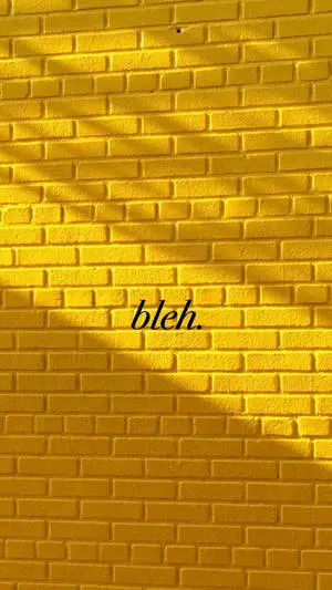 Plain Yellow Brick Wall Phone