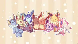 Pokemon Eevee Evolution Aesthetic Characters