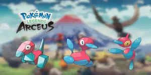 Pokemon Legends Arceus Porygon2 HD Poster
