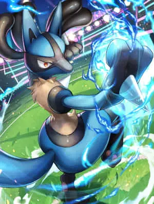 Pokemon Lucario Inside Arena