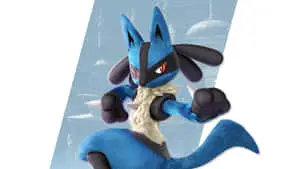 Pokemon Lucario Character Poster