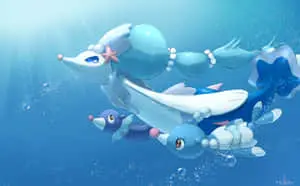 Popplio Under The Ocean