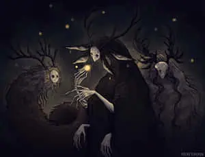 Majestic Visual Representation of Primordial Spirits