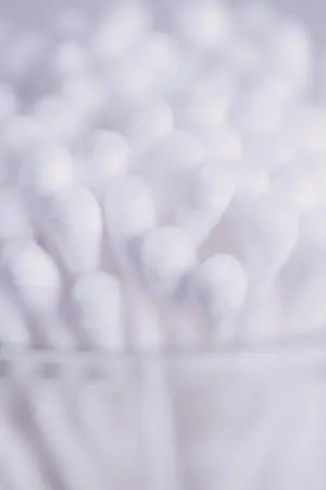 Pure White Cotton Swab
