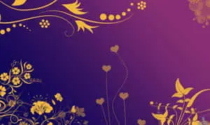 Majestic Mix of Purple and Gold Background 