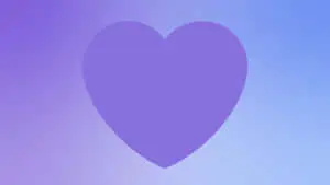 A Purple Heart in honor of the veterans who gave the ultimate sacrifice