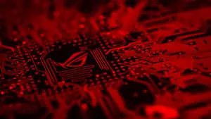 Red Gaming Republic Of Gamers Microchip