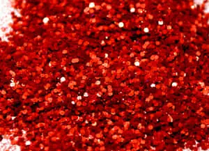 Chunky Royal Red Glitter Patterns