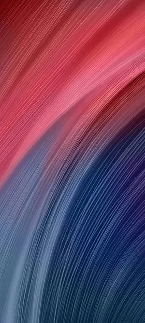 Redmi 9 Pink And Blue Curve Lines 