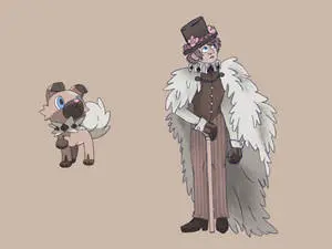Adorable Rockruff in Human Form: Pokemon Fan Art