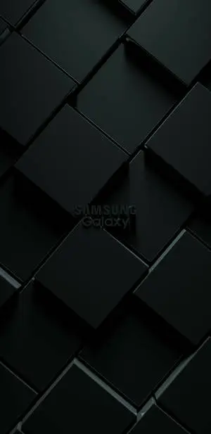 Samsung Galaxy 3D Dark Aesthetic Cubes