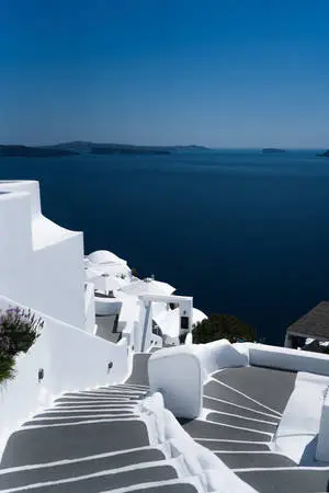 Santorini White Aesthetic