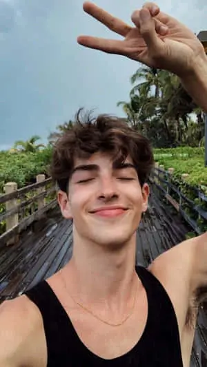 Engaging Selfie of a Stylish Man