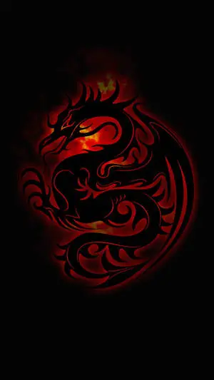 Shadow Black Red Dragon