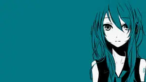 Minimalist Hatsune Miku Simple Anime