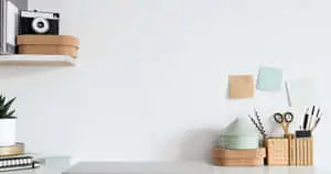 Simple Zoom Background Aesthetic Study Table
