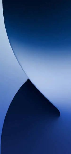 Sleek Solid Blue iPhone