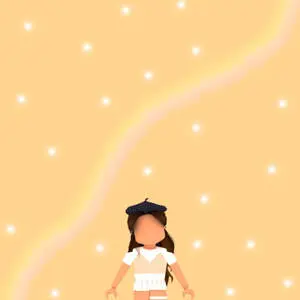 Sparkly Yellow Girl Roblox Character