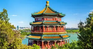 Summer Palace Pagoda During The Day